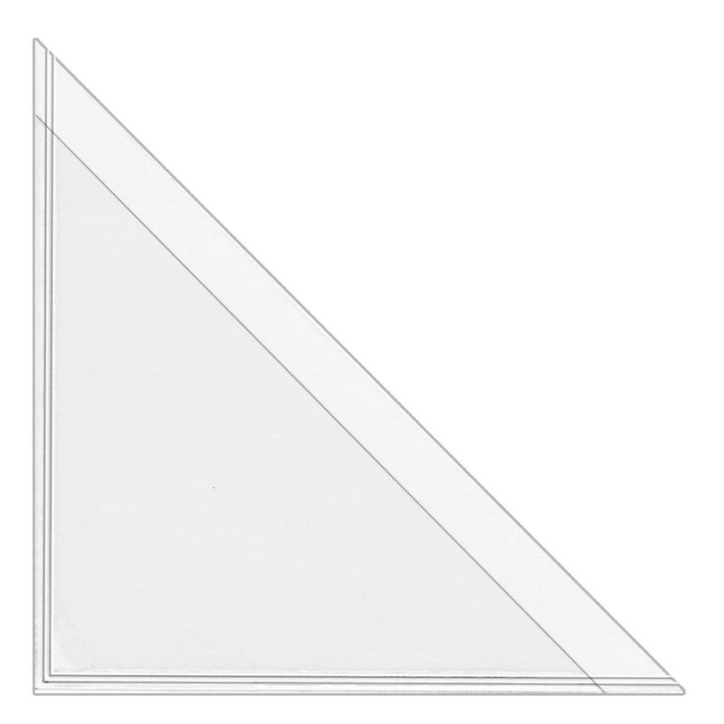 StoreSMART Peel and Stick Calendar Corners - Clear Plastic - 10 Pack - STB1336CL-10